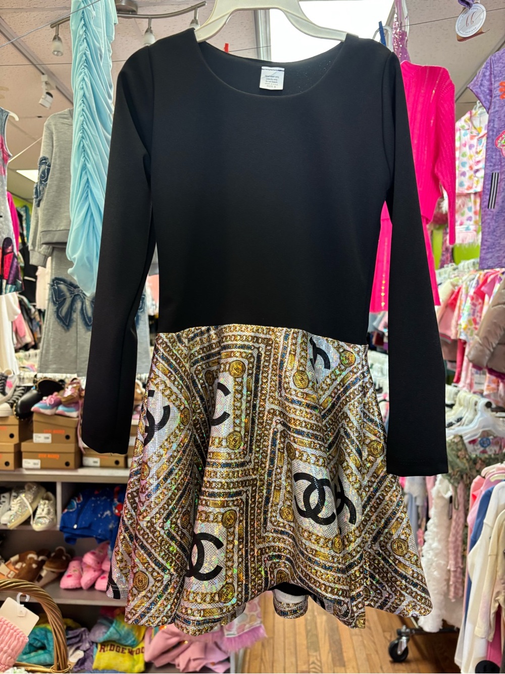 Bella And Canvas Chanel Print Size 8